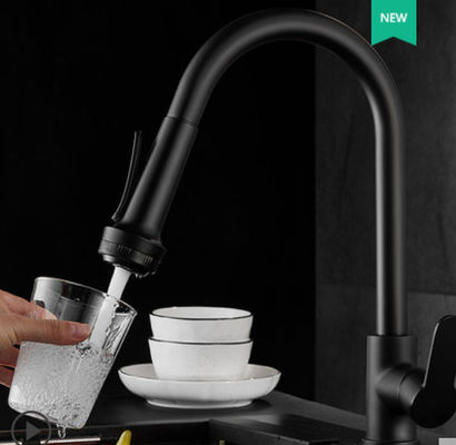 Splash Proof Kitchen Pull Out ODM Retro Bathroom Sink Faucets